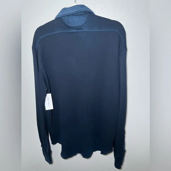 New Cotton Citizen Bronx Button Down in Vintage Navy Size Small - Picture 3 of 7